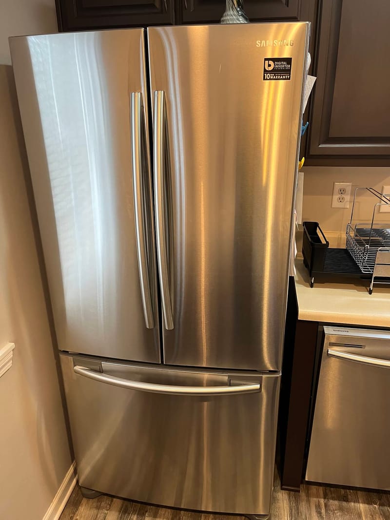 Immaculate refrigerator interior