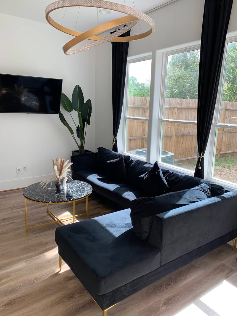 Tidy lounge area
