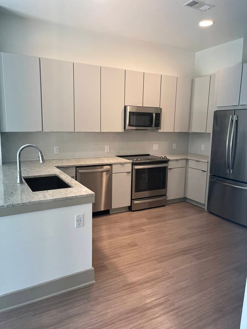 Pristine clean kitchen